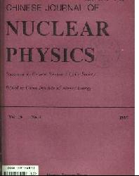 Chinese journal of nuclear physics